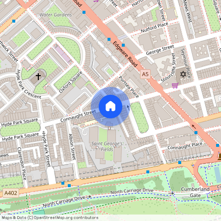 Connaught Street, Hyde Park, London, W2, Hyde Park / Paddington