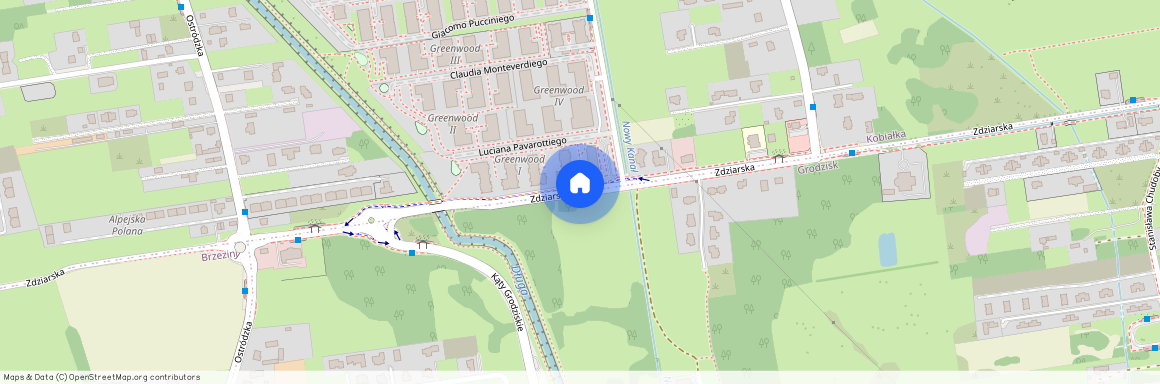 ul. Zdziarska, Grodzisk, Białołęka, Warszawa, mazowieckie