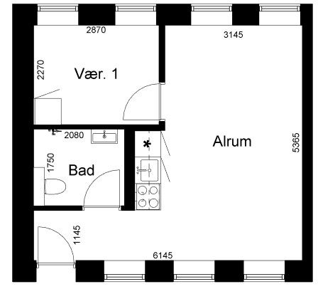 2-værelses studiebolig - Photo 5