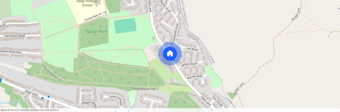 Hady Lane, Chesterfield, Derbyshire, S41