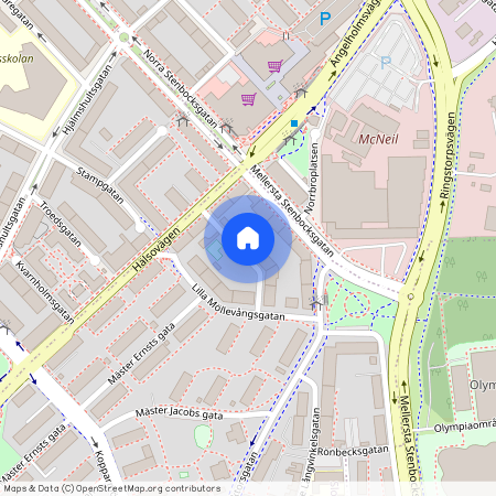 Slottshöjden, Helsingborg, Skåne, Dämmegatan 8