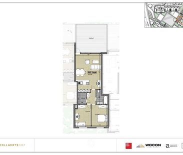 Gelijkvloers nieuwbouw appartement met groot terras te huur in Wett... - Photo 1