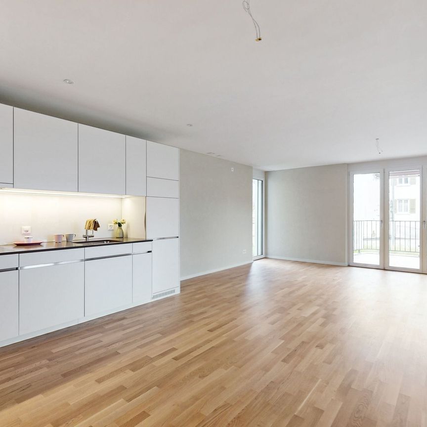 Privatsphäre auf Bodenhöhe - Stilvolle Neubauwohnung im Erdgeschoss! - Photo 1