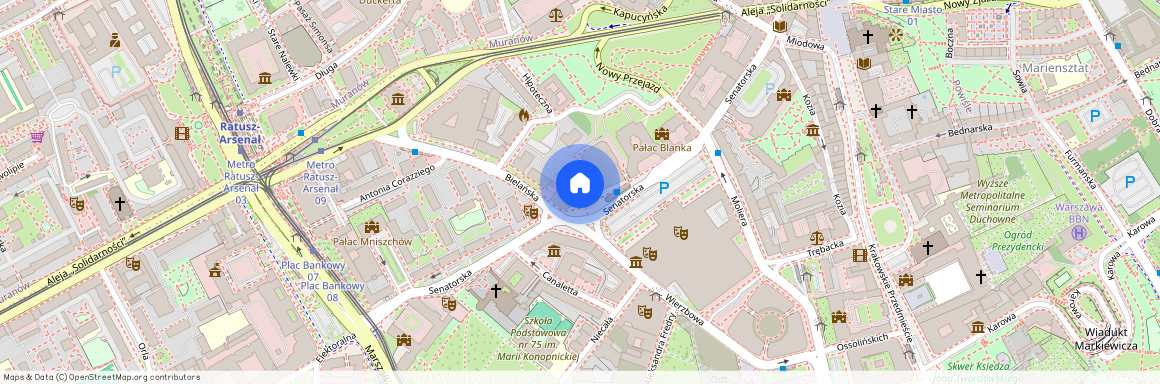 Warszawa, M., Warszawa, Śródmieście, Senatorska