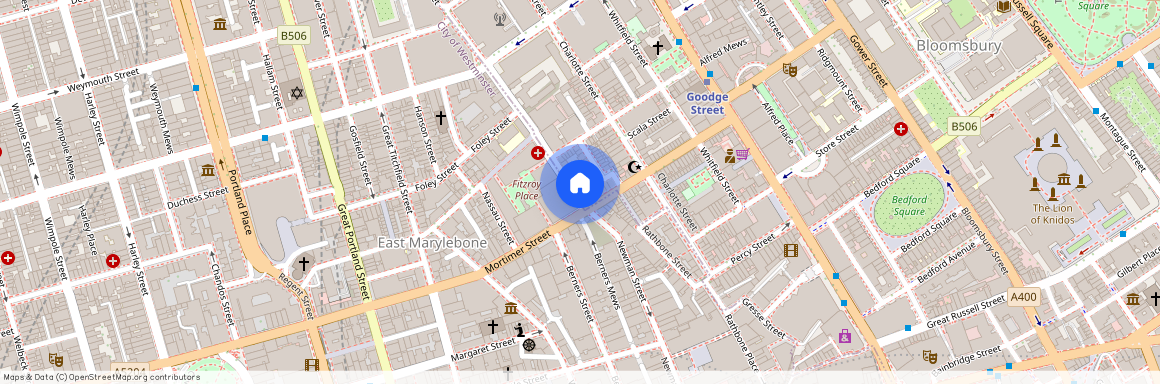 Cleveland Residences, 4-6 Cleveland Street, London W1T