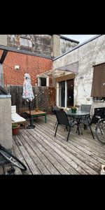 Un beau unique style de 5 1/2 presqu'a 1000pc, plein cœur sur de la promenade Masson avec une grande terrasse privée à l'arrière incluant un cabanon. - Photo 4