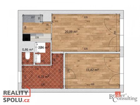 Apartment for rent, 2+kk - 1 bedroom, 45m - Photo 4