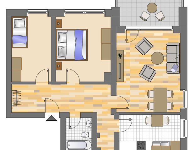 Demnächst frei! 3-Zimmer-Wohnung in Marl - Foto 1
