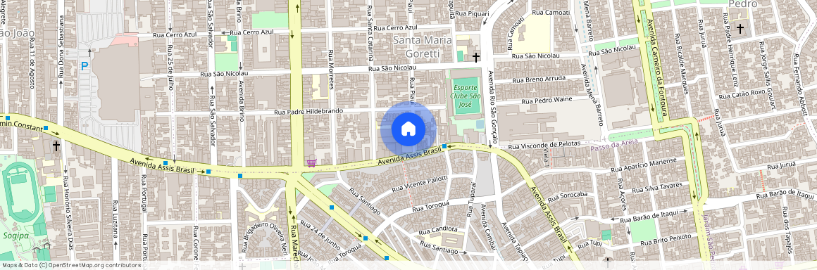 Rua Piauí, 52, Santa Maria Goretti, Porto Alegre - RS, 91030, Brazil