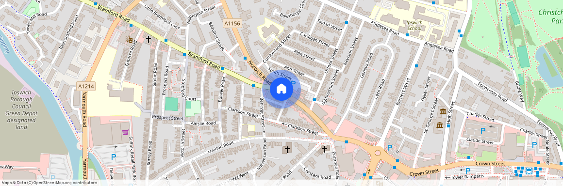 Ipswich, Ipswich IP1