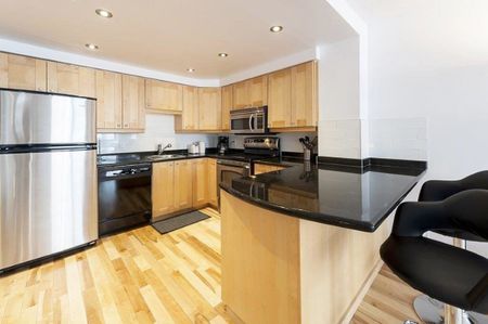 Spacieux appartement de deux chambres entièrement meublé,situé au cœur du centre-ville de Montréal - Photo 4