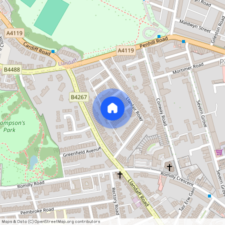 Meadow Street, Pontcanna, CF11