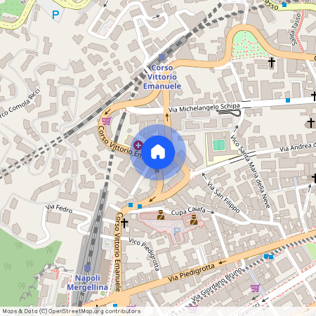 Napoli, Via Enrico Fermi - Cv Emanuele Lato Mergellina