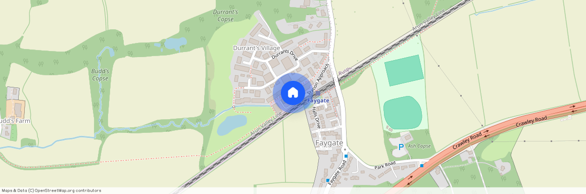 Station approach, Faygate RH12