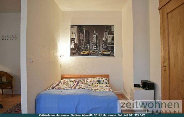 Kleefeld, Kantplatz, Eilenriede, 1 Zimmer Wohnung mit Balkon, Internet, Parkplatz - Photo 1