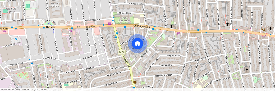 Becklow Gardens, Shepherds Bush London, W12