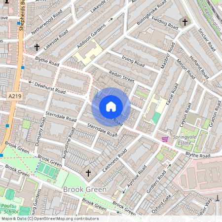 Blythe Road, Shepherds Bush, London W14