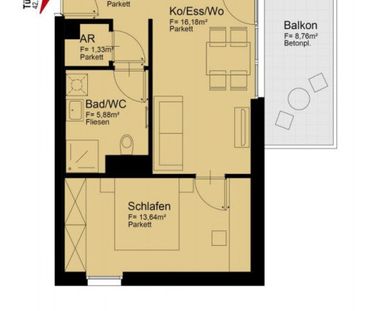 Moderne 2 Zi Wohnung mit Balkon provisionsfrei - nahe U1 - Photo 5