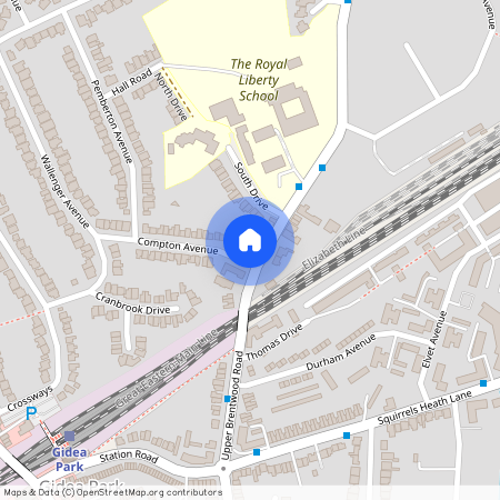 Compton Avenue, Oakwood Court Compton Avenue, RM2