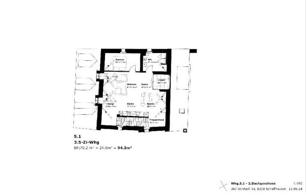 Erstvermietung Attikawohnung über den Dächern der Altstadt - Photo 1