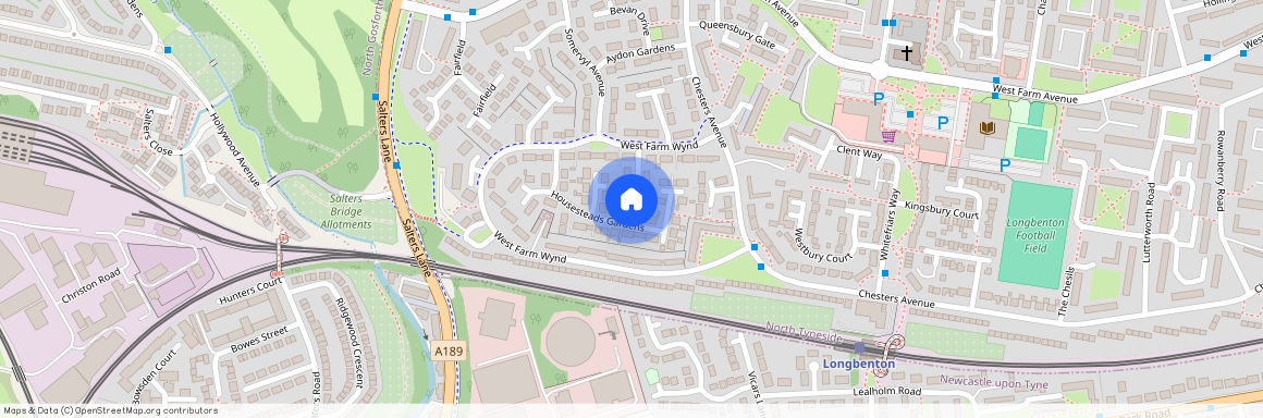 Housesteads Gardens, Longbenton