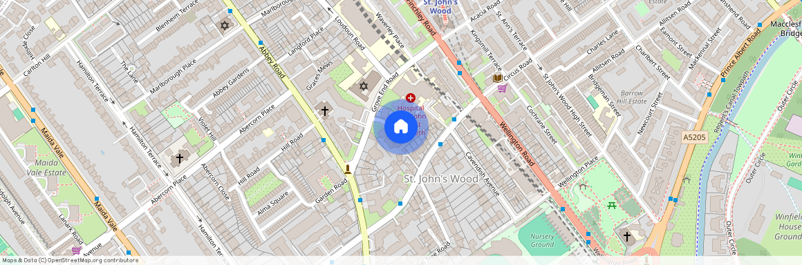 Grove End Gardens, Grove End Road, St John's Wood, London, NW8