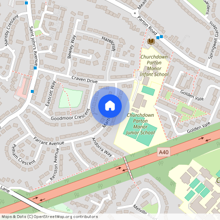 Martindale Road, Churchdown, Gloucester, Gloucestershire, GL3