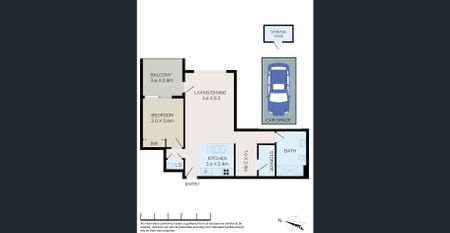 Modern 1 Bedroom Apartment with Large Study with Leafy Surrounds - Photo 3