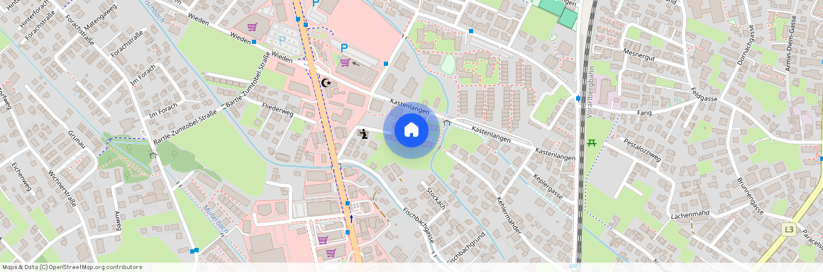 6850 Dornbirn, Kastenlangen 6, Dornbirn,                        Kastenlangen 6