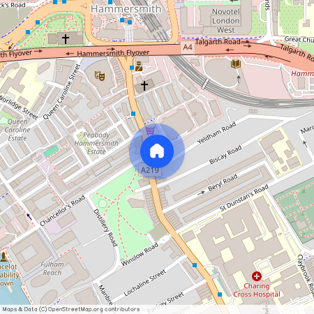 Fulham Palace Road, London