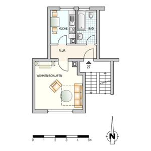 Schöne 1-Zimmer Wohnung - Foto 2