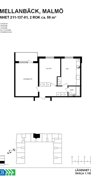 Sörbäcksgatan 15, Kroksbäck - Foto 2