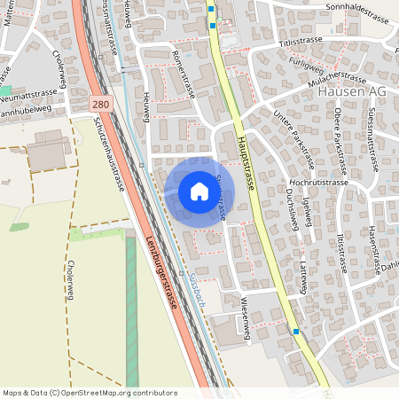 5212, Hausen AG, Südbahnstrasse, 3