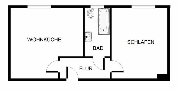 Renovierte 1,5 - Zimmer Wohnung mit Balkon in modernisierter Wohnanlage! - Foto 1