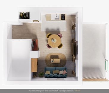 location Appartement T1 DE 30.1m² À COURBEVOIE - Photo 5