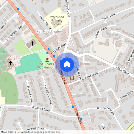 Flat 3, Park View, Headingley.