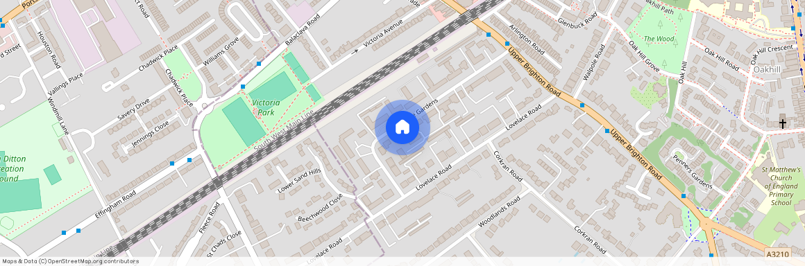 Palmerston Court, Lovelace Gardens, Surbiton, Surrey, KT6