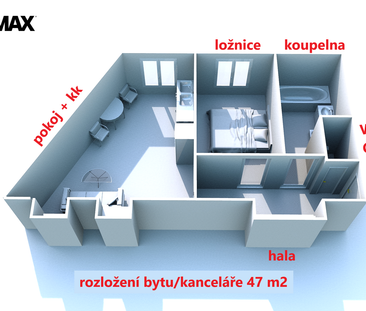 Pronájem bytu 2+kk v osobním vlastnictví 47 m², Havlíčkův Brod - Fotografie 5
