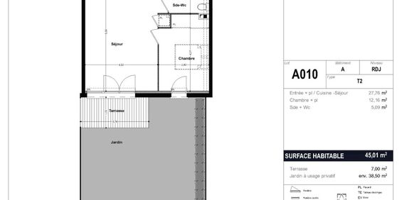 Location Appartement 2 pièces 45m² ST JORY 31790 - Photo 3