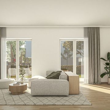 Quartier am Park: Mit modernster Technik ausgestattete Familienwohnung mit 122 m² Eigengarten + 59 m² Terrasse - Foto 1