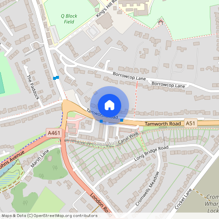 Tamworth Road, Lichfield