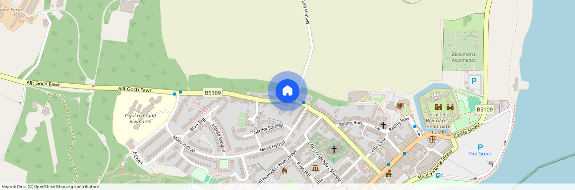 Bulkeley Cottages, Beaumaris, Isle of Anglesey, LL58