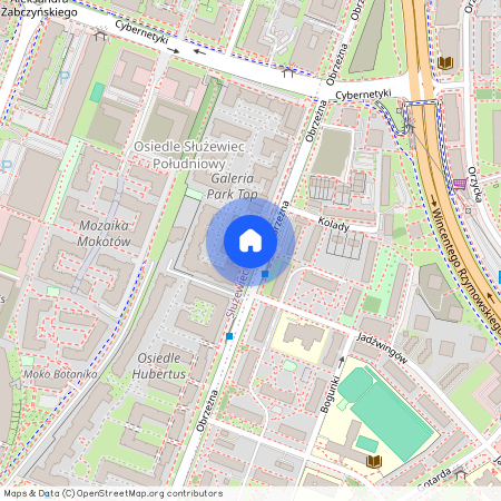 ul. Obrzeżna 3, Służew, Mokotów, Warszawa, mazowieckie