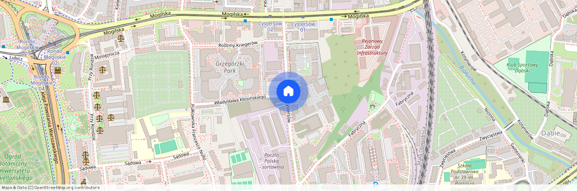 ul. Cystersów, Grzegórzki, Grzegórzki, Kraków, małopolskie