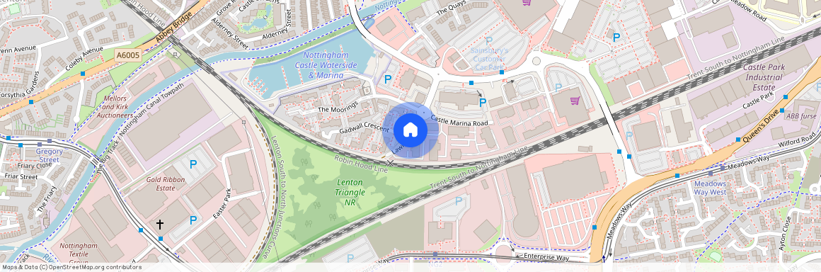 Avocet Wharf, Castle Marina, Castle Marina, Nottingham, NG7