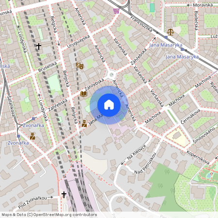 Jana Masaryka, Praha - Vinohrady