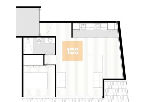 Apartamento T1 em Porto