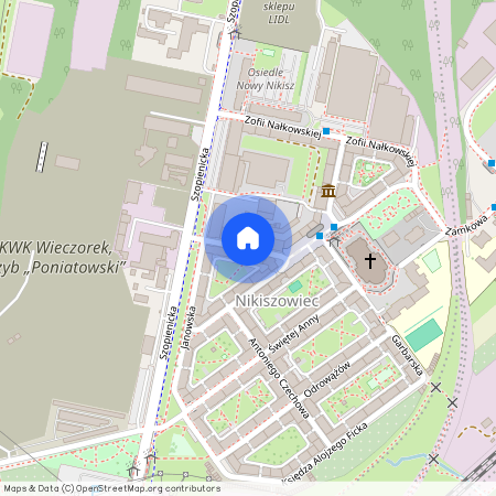 ul. Bernarda Krawczyka, Janów-Nikiszowiec, Katowice, śląskie