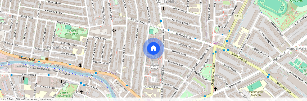 Pennymoor Walk 2 double bedroom house with garden, W9 3DT, London