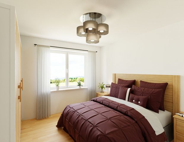 Familienwohnung / Balkon / Bad mit Fenster - Foto 1
